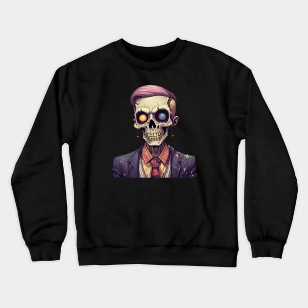 Preppy Skeleton Crewneck Sweatshirt by Pattyld